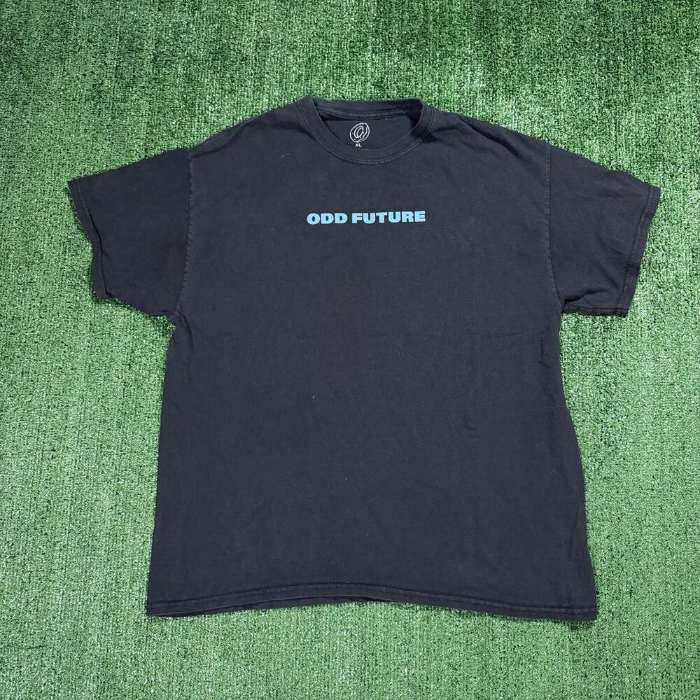 Odd Future Donut Logo T-Shirt Black S/S Crew T-Shirt Size XL